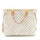 AAA Replica Louis Vuitton LV NEVERFULL GM DAMIER AZUR CANVAS