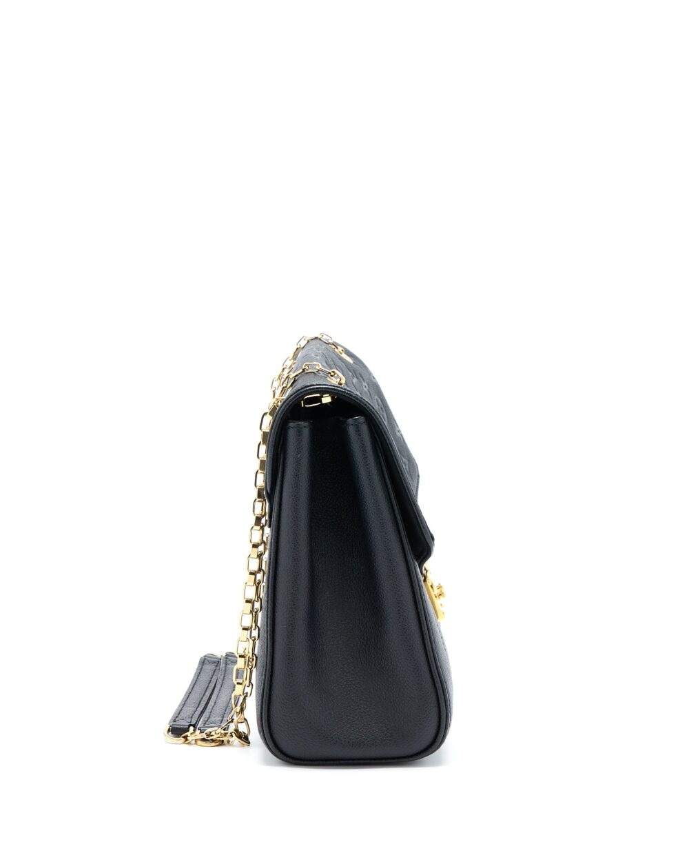 AAA Replica Louis Vuitton LV SAINT GERMAIN CHAIN EMPREINTE BLACK GHW