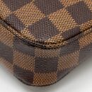 AAA Replica Louis Vuitton LV POCHETTE ACCESSOIRES DAMIER EBENE CANVAS GHW