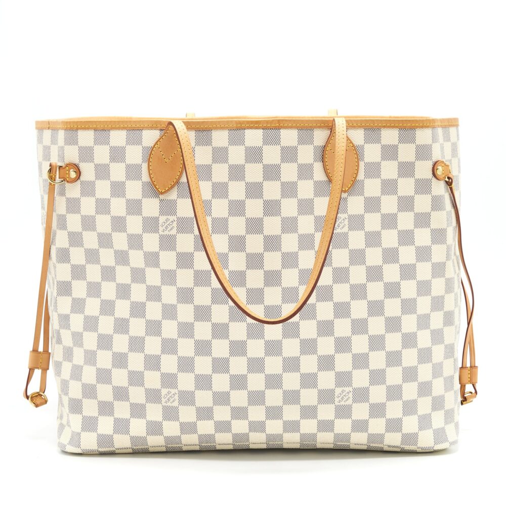 AAA Replica Louis Vuitton LV NEVERFULL GM DAMIER AZUR CANVAS