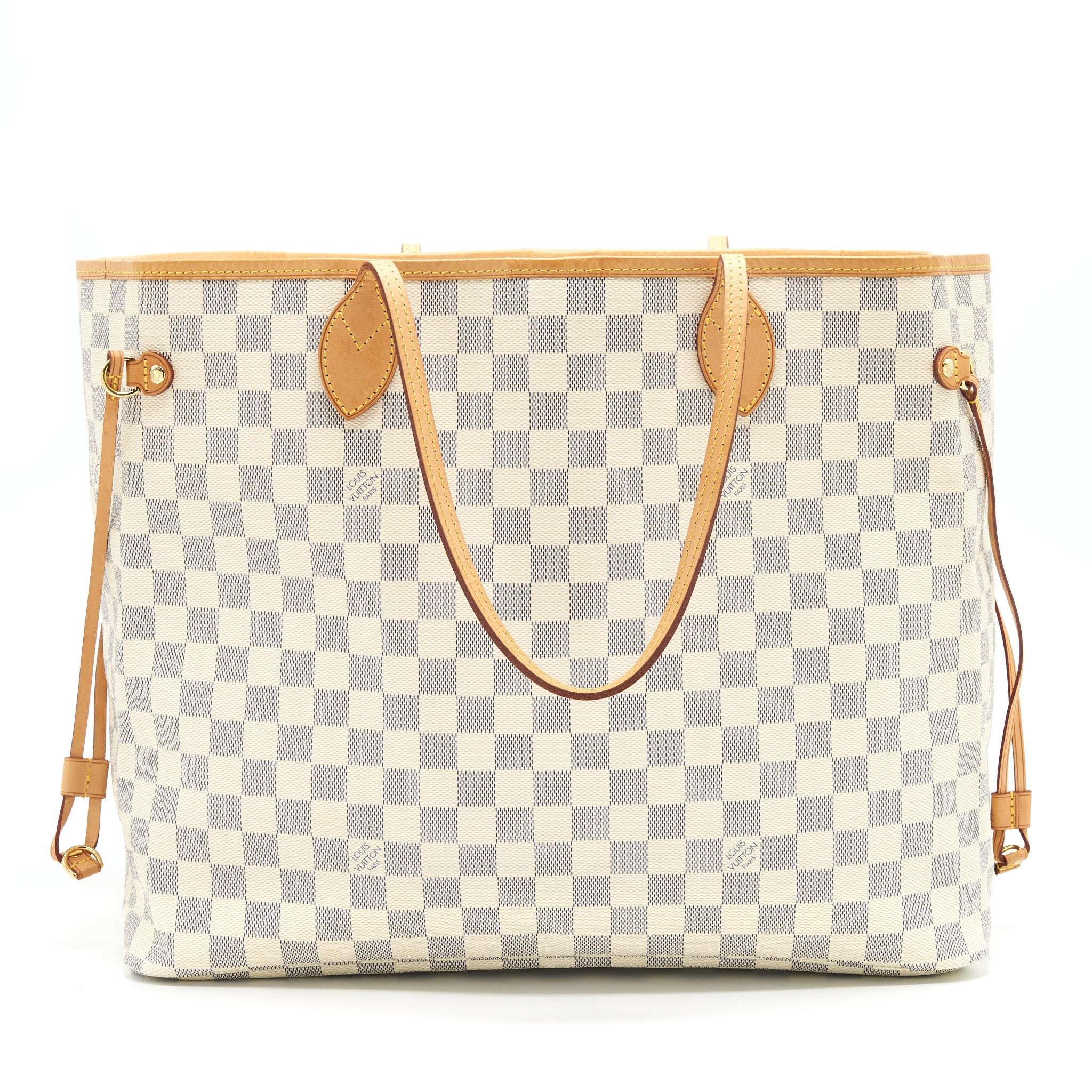 AAA Replica Louis Vuitton LV NEVERFULL GM DAMIER AZUR CANVAS