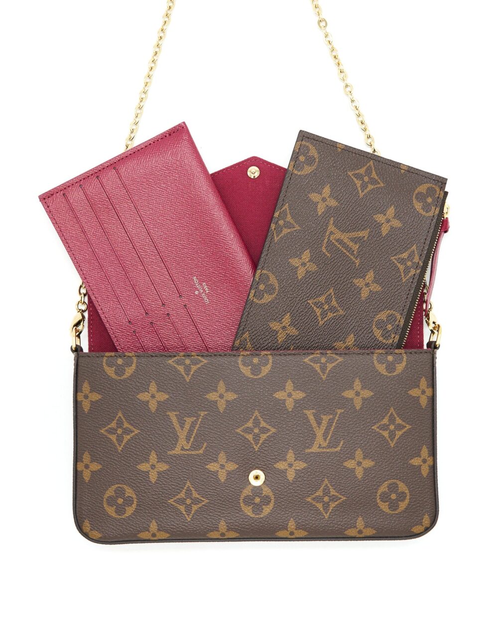 AAA Replica Louis Vuitton LV FELICIE POCHETTE MONOGRAM CANVAS