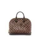 AAA Replica Louis Vuitton LV ALMA PM DAMIER EBENE GHW