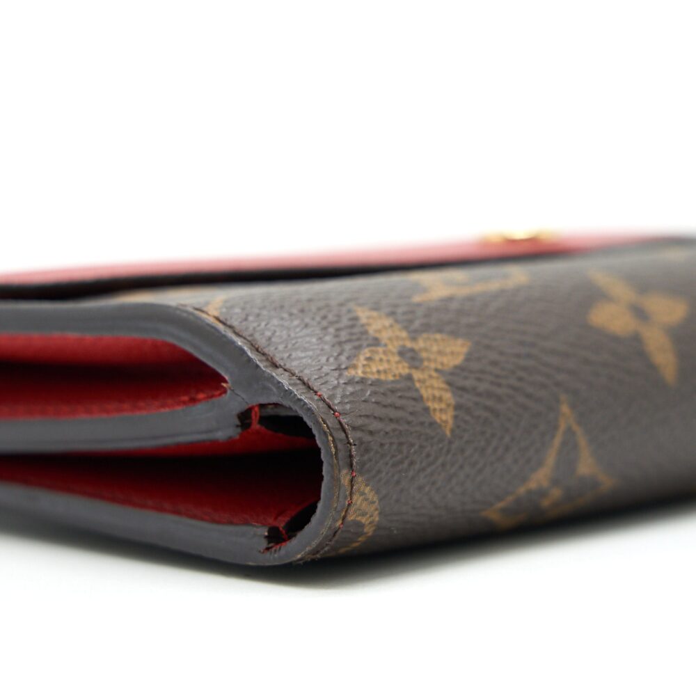 AAA Replica Louis Vuitton LV CERISE MONOGRAM CANVAS PALLAS COMPACT WALLET