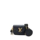 AAA Replica Louis Vuitton LV NEW WAVE MULTI-POCHETTE CALFSKIN BLACK GHW