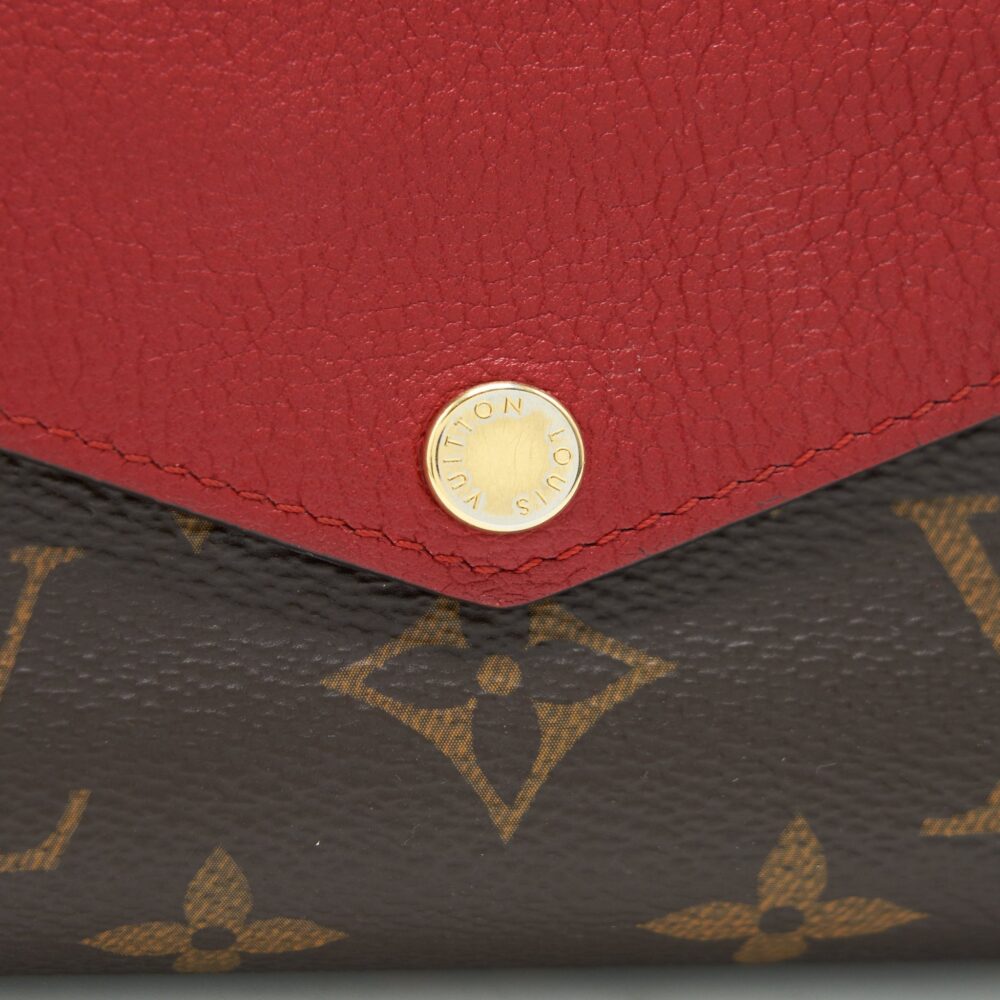 AAA Replica Louis Vuitton LV CERISE MONOGRAM CANVAS PALLAS COMPACT WALLET