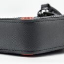 AAA Replica Louis Vuitton LV DANUBE MESSENGER BAG TAIGA BLACK/RAINBOW BLACK HARDWARE