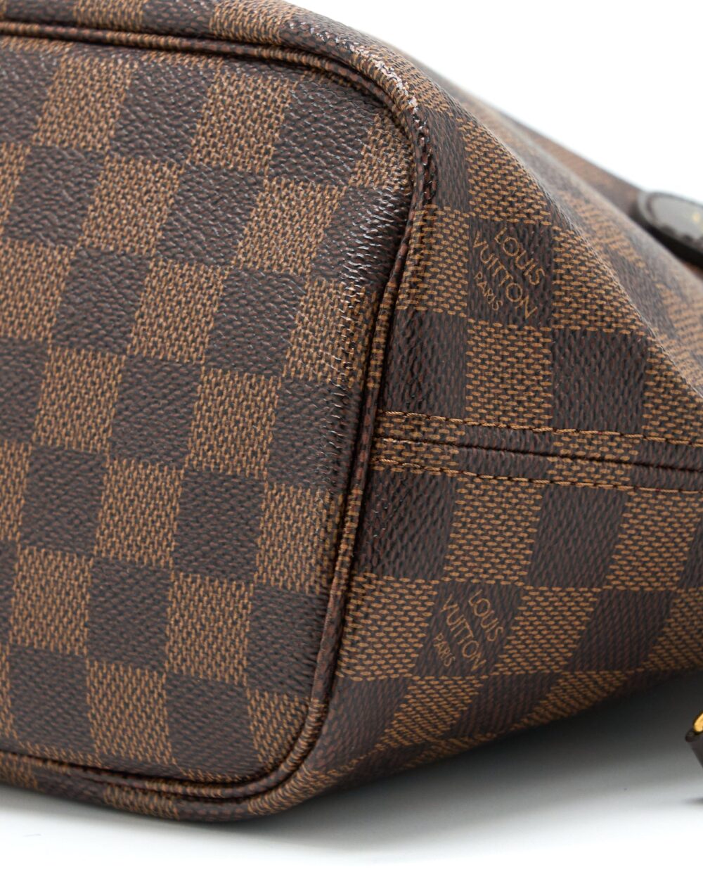 AAA Replica Louis Vuitton LV NEVERFULL PM DAMIER EBENE CANVAS GHW