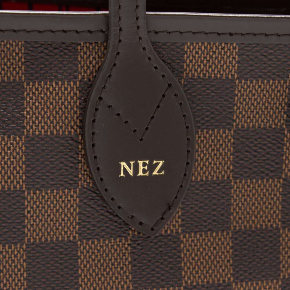 AAA Replica Louis Vuitton LV NEVERFULL PM DAMIER EBENE CANVAS GHW