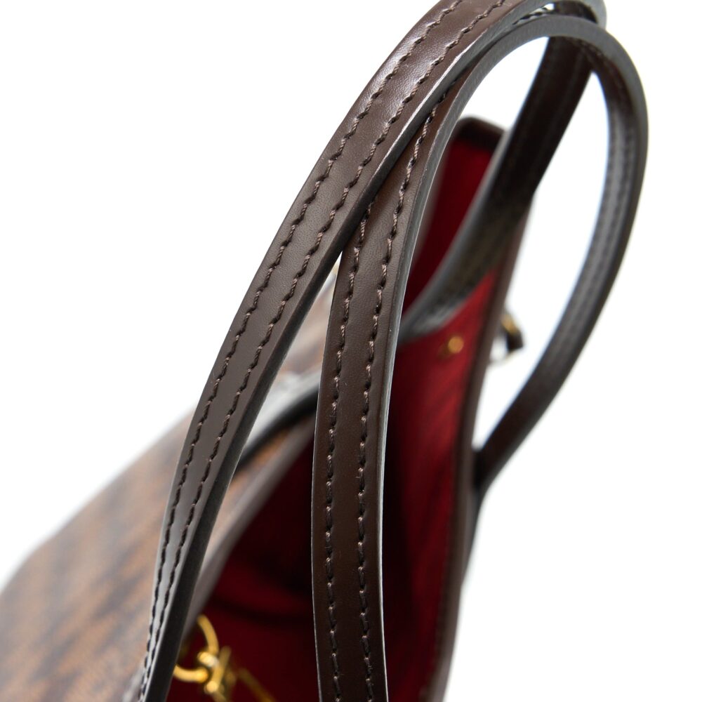 AAA Replica Louis Vuitton LV NEVERFULL PM DAMIER EBENE CANVAS GHW