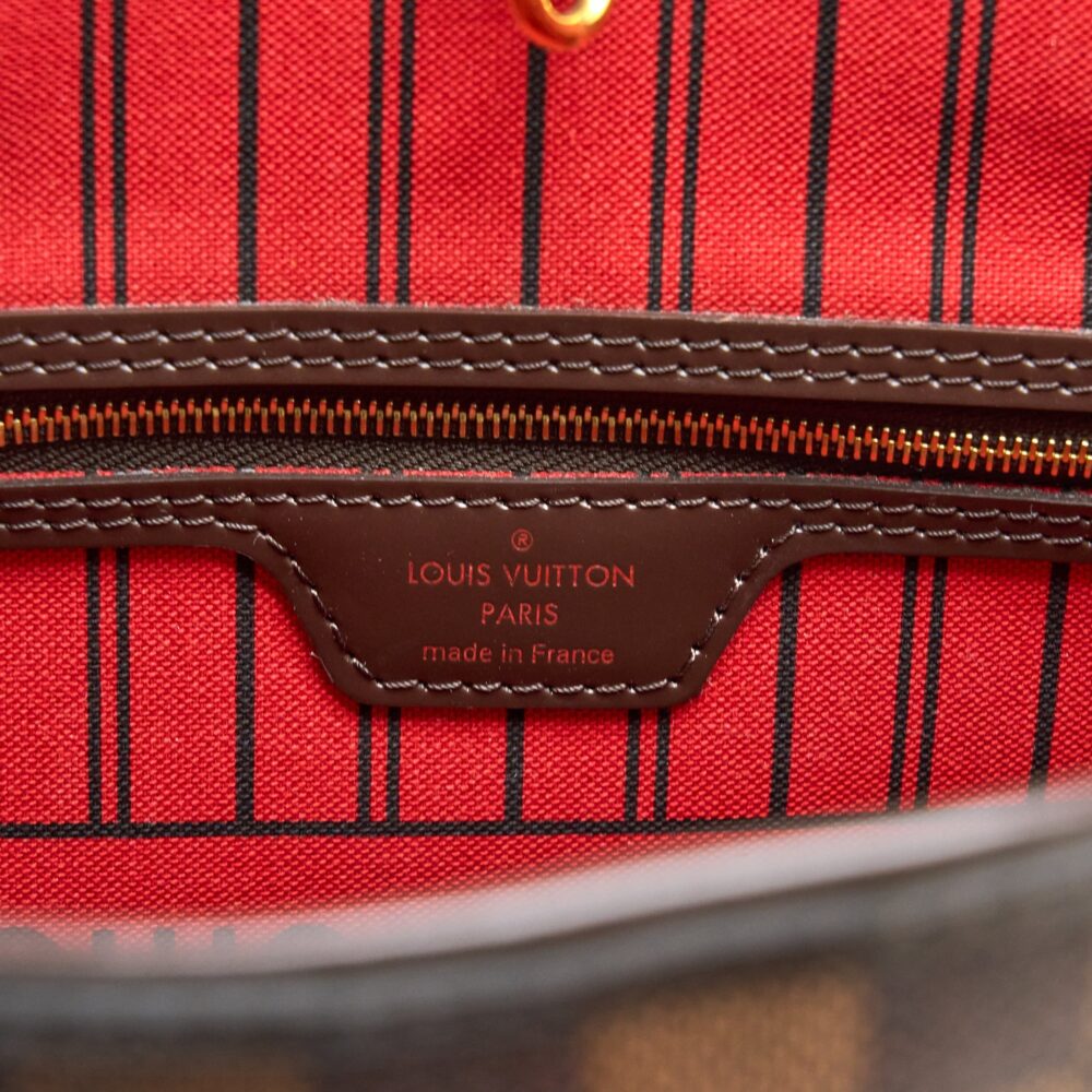 AAA Replica Louis Vuitton LV NEVERFULL PM DAMIER EBENE CANVAS GHW