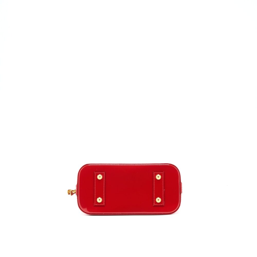 AAA Replica Louis Vuitton LV ALMA BB VERNIS RED GHW