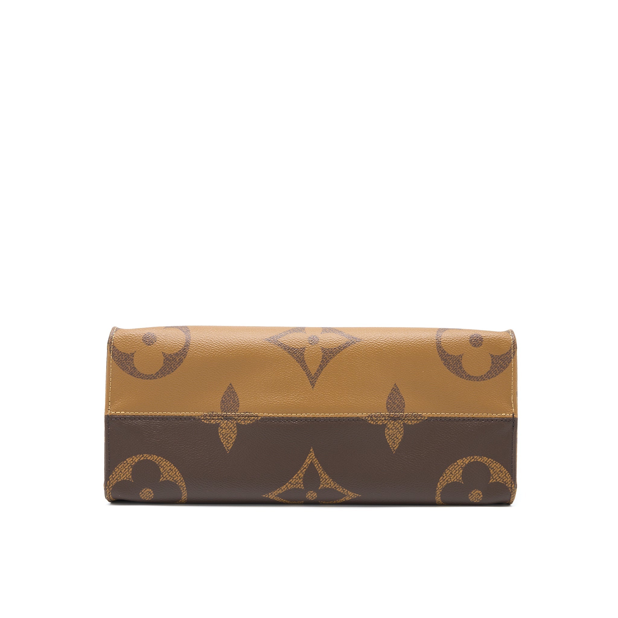 AAA Replica Louis Vuitton LV ON THE GO MM MONOGRAM COATED MONOGRAM REVERSE CANVAS GHW