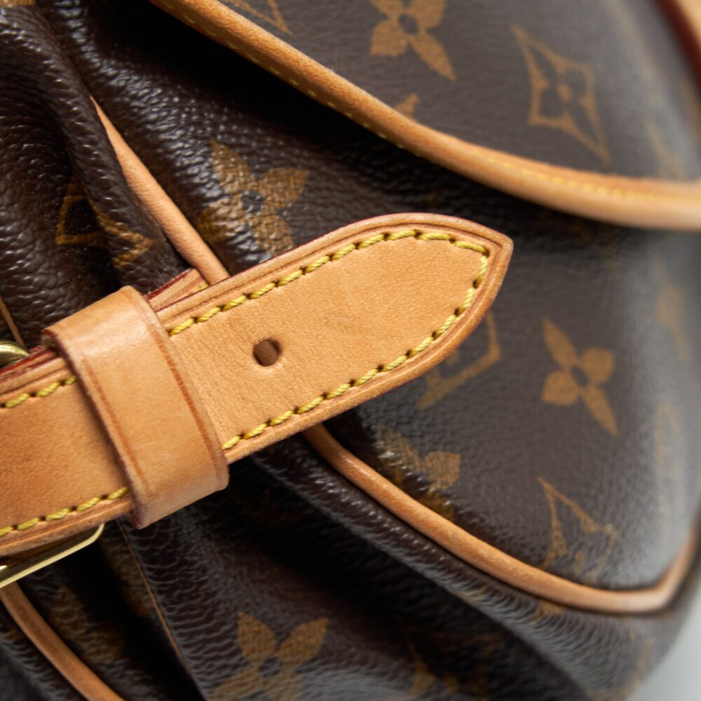 AAA Replica Louis Vuitton LV VINTAGE DOUBLE SIDE CROSSBODY BAG MONOGRAM CANVAS GHW