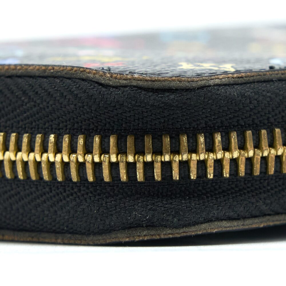 AAA Replica Louis Vuitton LV ZIPPY LONG WALLET BLACK MULTICOLOUR MONOGRAM CANVAS GHW