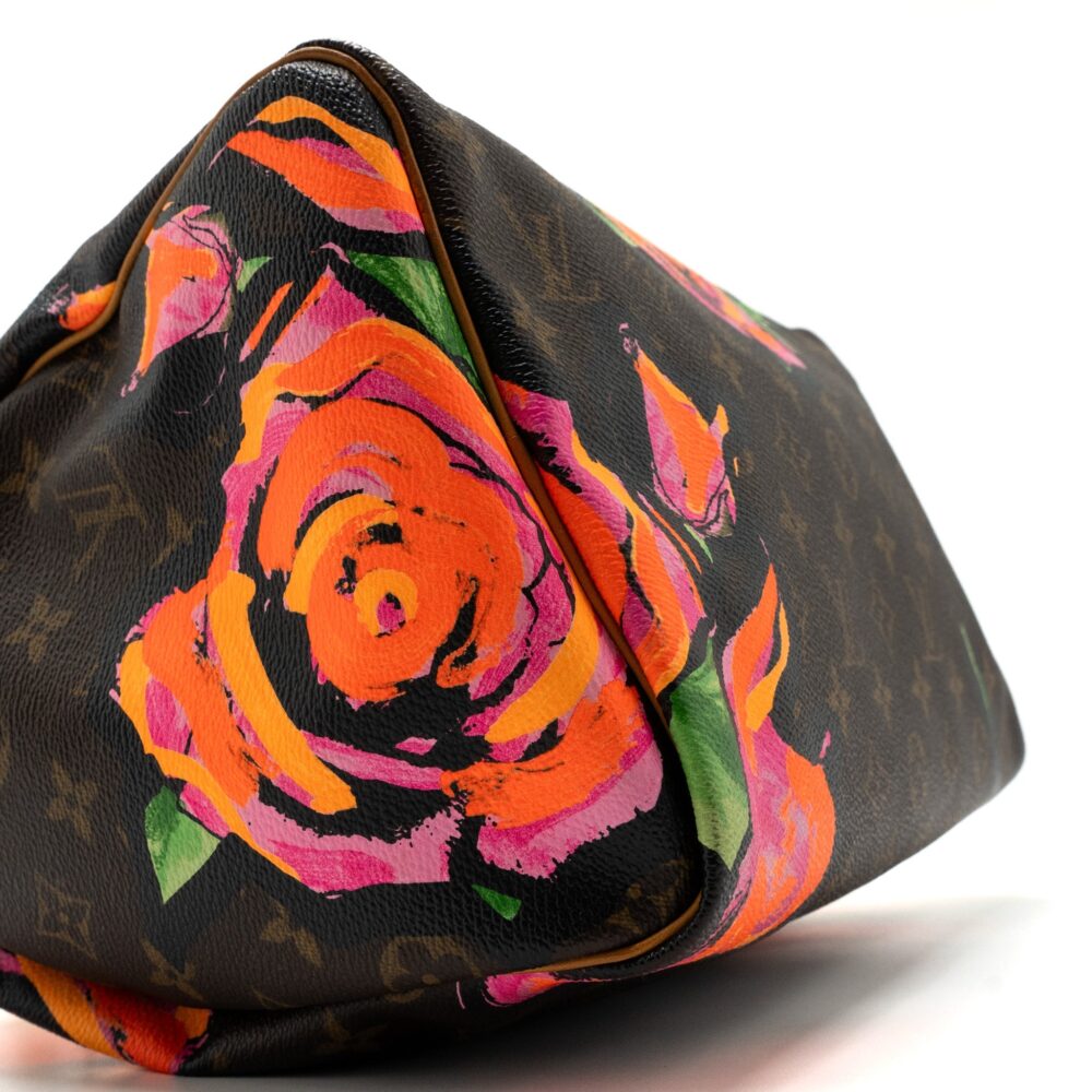 AAA Replica Louis Vuitton LV SPEEDY 30 LIMITED FLOWER PRINT MONOGRAM CANVAS GHW