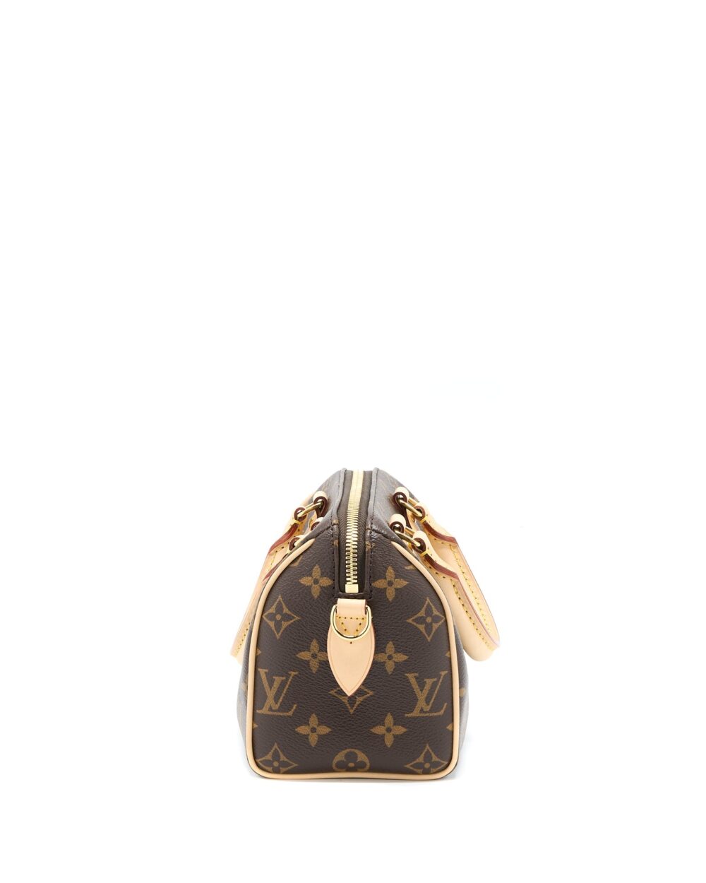 AAA Replica Louis Vuitton LV SPEEDY BANDOULIERE 20 MONOGRAM CANVAS BLACK STRAP