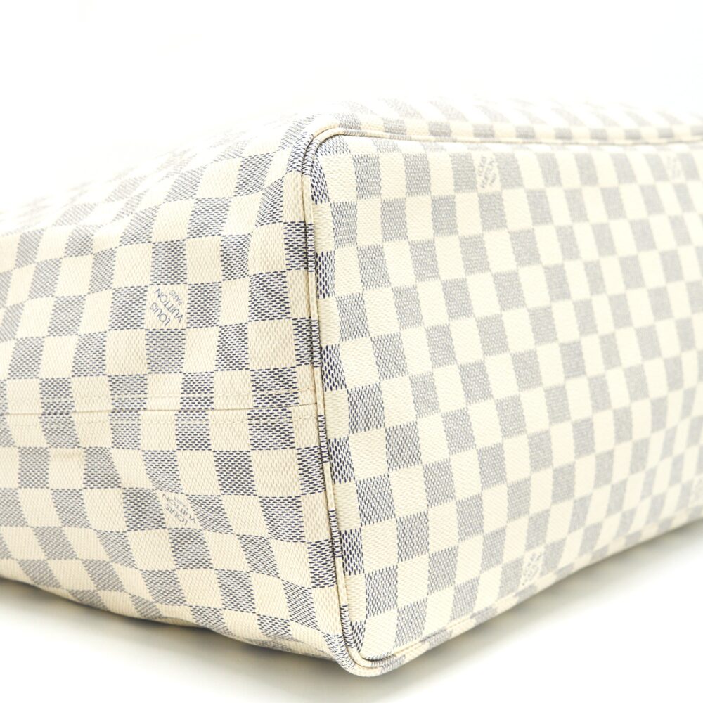 AAA Replica Louis Vuitton LV NEVERFULL GM DAMIER AZUR CANVAS