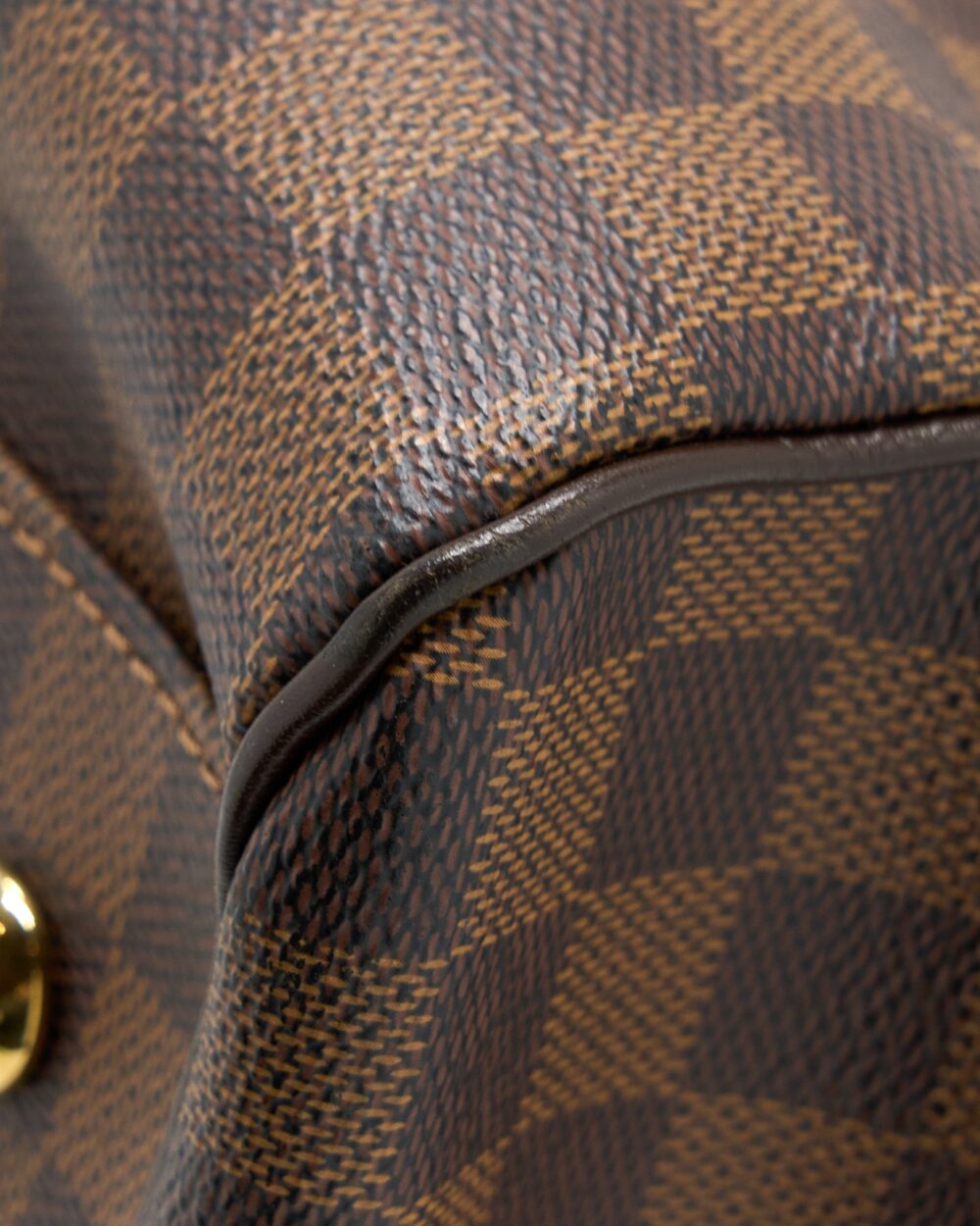 AAA Replica Louis Vuitton LV TREVI BAG DAMIER EBENE CANVAS GHW