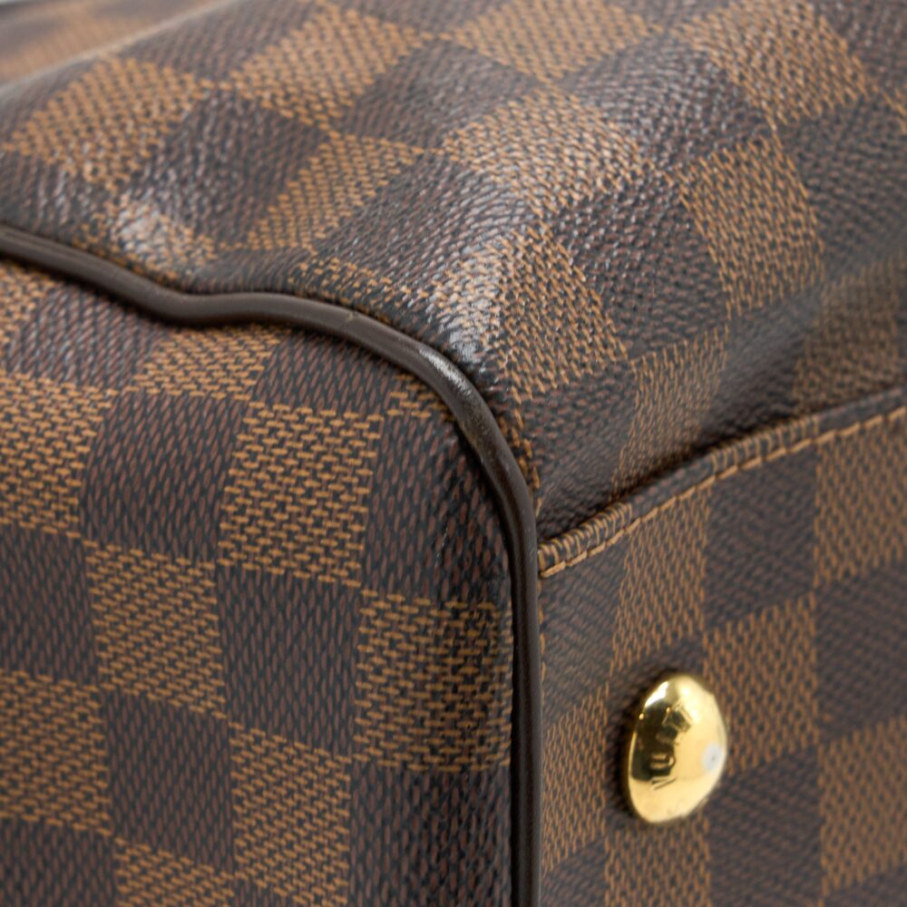 AAA Replica Louis Vuitton LV TREVI BAG DAMIER EBENE CANVAS GHW