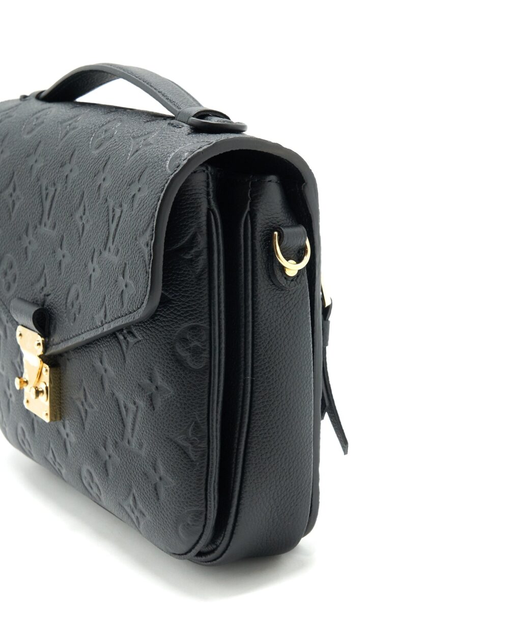AAA Replica Louis Vuitton LV METIS POCHETTE MONOGRAM EMPREINTE BLACK GHW
