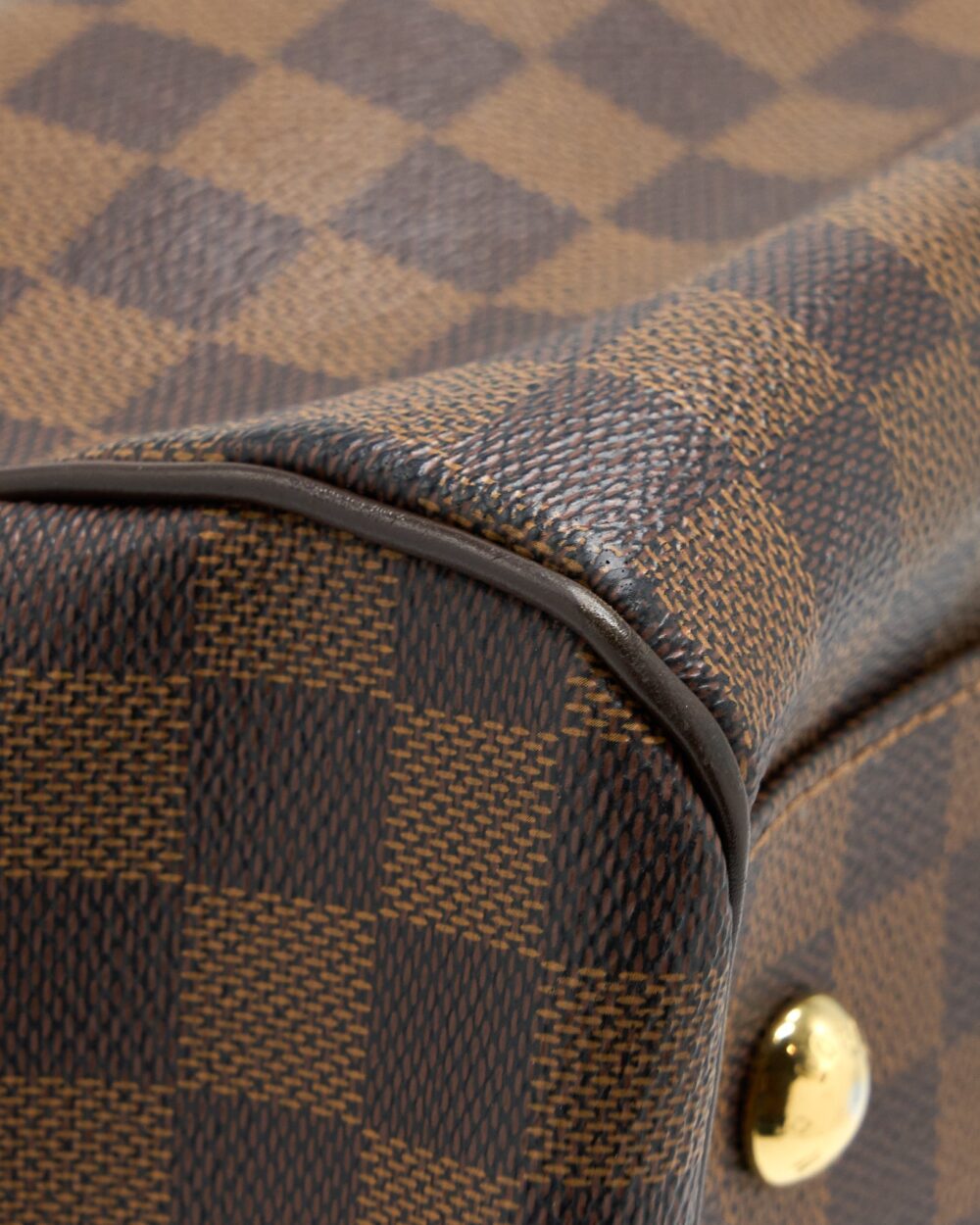 AAA Replica Louis Vuitton LV TREVI BAG DAMIER EBENE CANVAS GHW