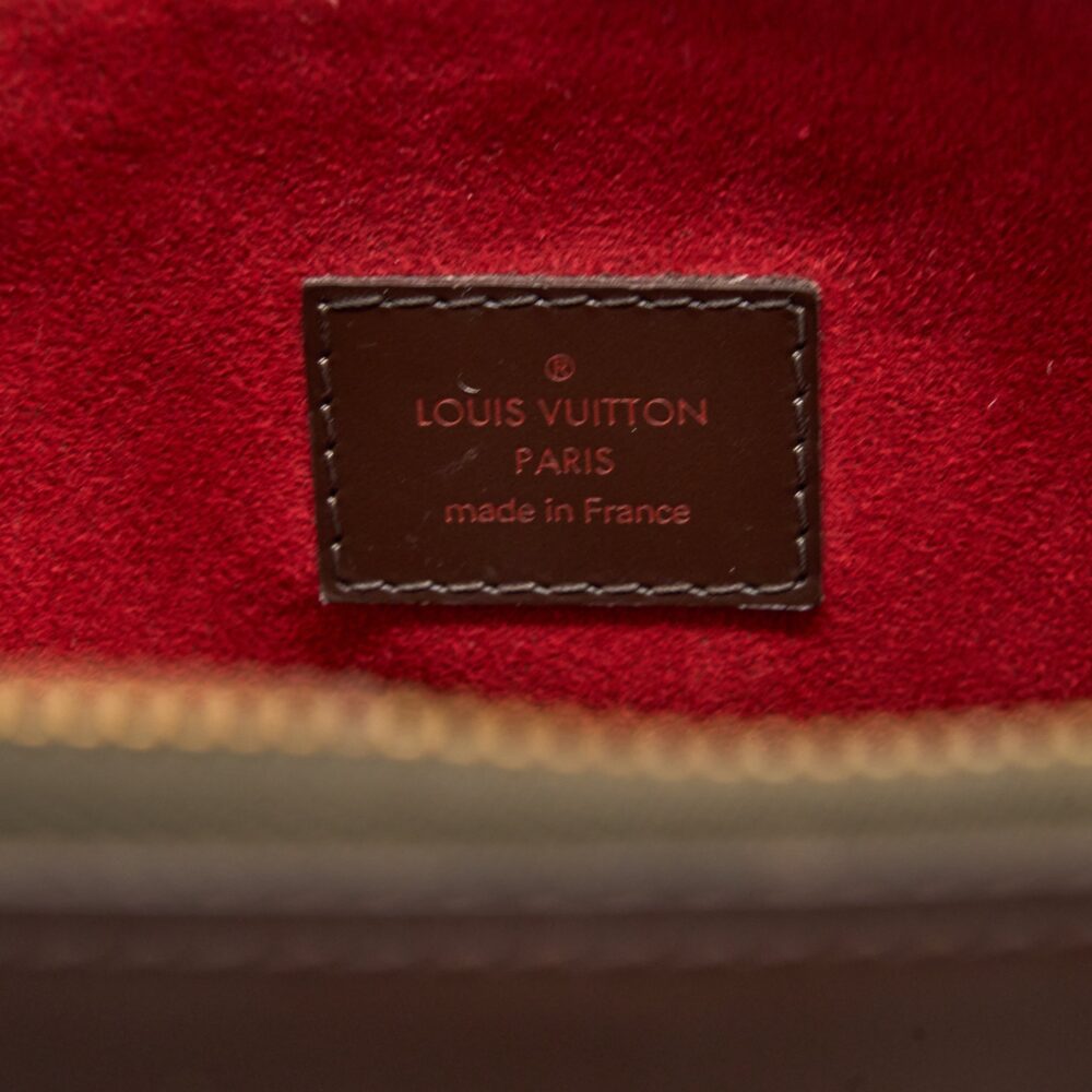 AAA Replica Louis Vuitton LV TREVI BAG DAMIER EBENE CANVAS GHW