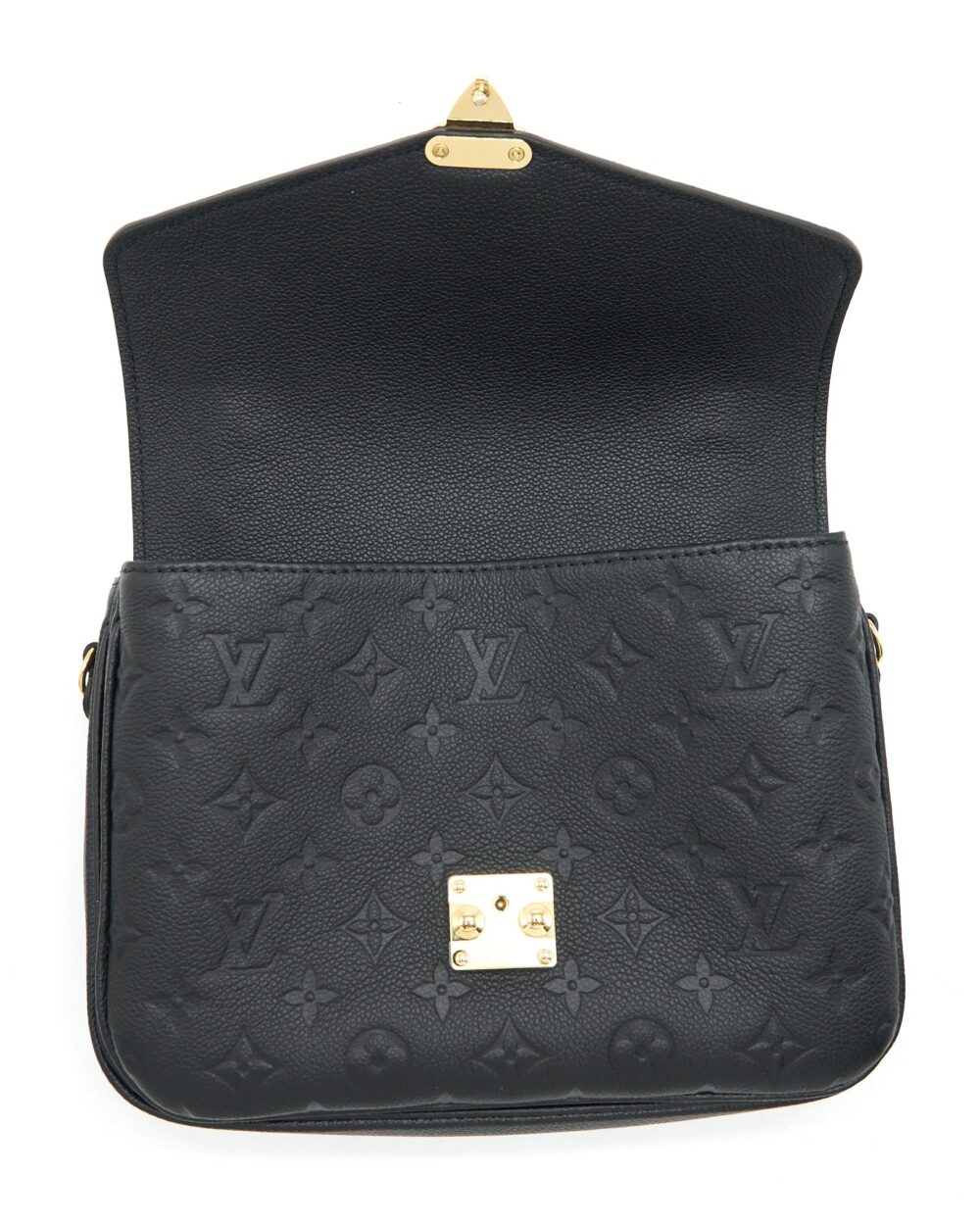 AAA Replica Louis Vuitton LV METIS POCHETTE MONOGRAM EMPREINTE BLACK GHW