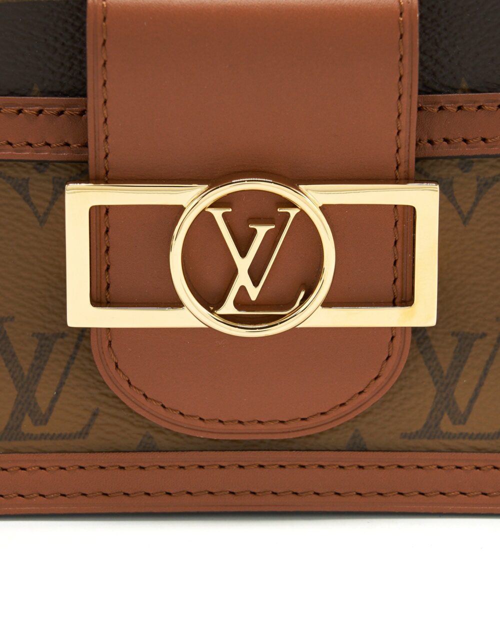 AAA Replica Louis Vuitton LV MINI DAUPHINE MONOGRAM REVERSE CANVAS