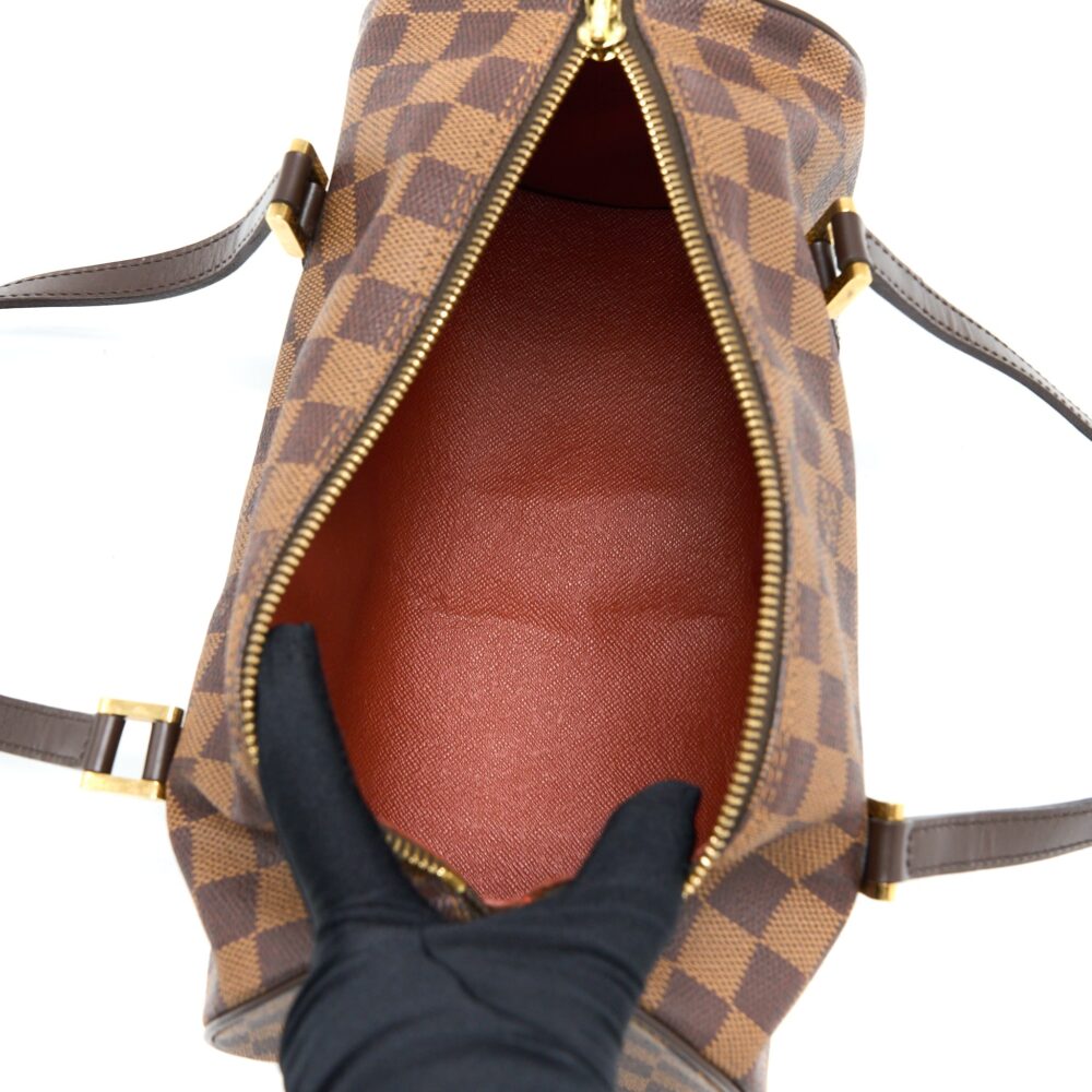 AAA Replica Louis Vuitton LV VINTAGE PAPILLON DAMIER EBENE CANVAS GHW
