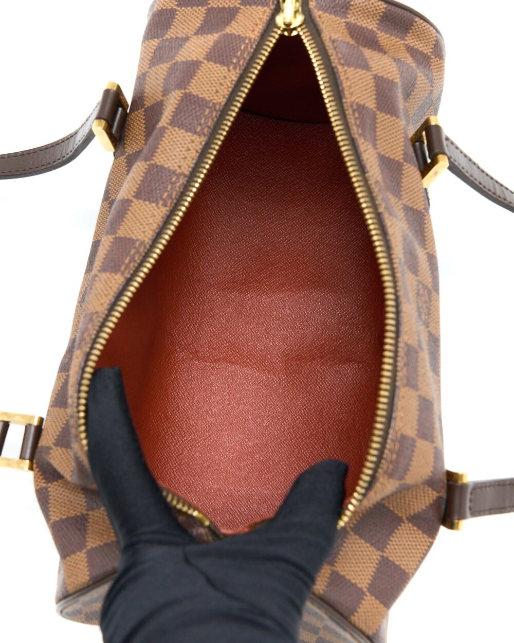 AAA Replica Louis Vuitton LV VINTAGE PAPILLON DAMIER EBENE CANVAS GHW