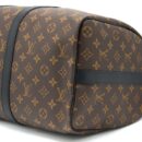 AAA Replica Louis Vuitton LV KEEPALL BANDOULIERE 45 MONOGRAM MACASSAR CANVAS SHW