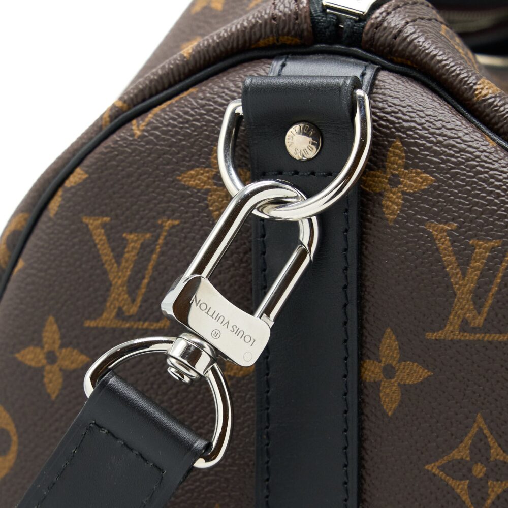 AAA Replica Louis Vuitton LV KEEPALL BANDOULIERE 45 MONOGRAM MACASSAR CANVAS SHW