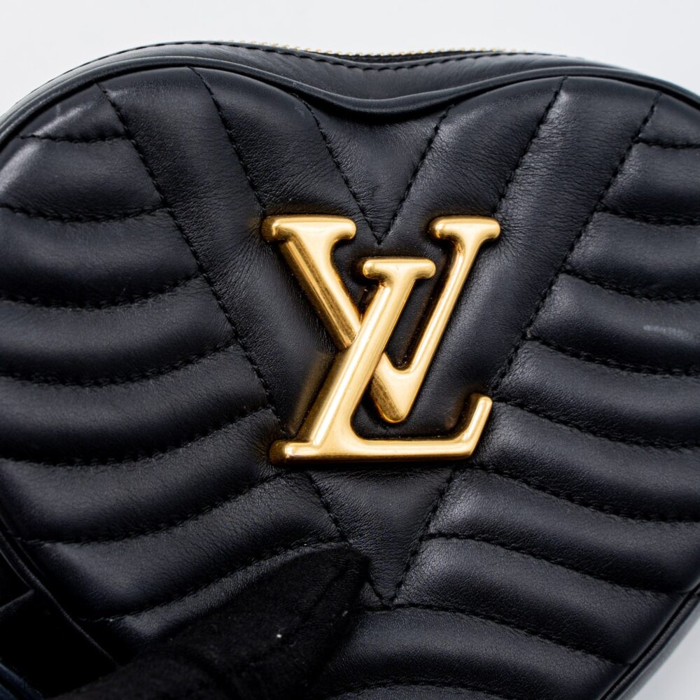 AAA Replica Louis Vuitton LV COEUR NEW WAVE HEART BAG CALFSKIN BLACK GHW