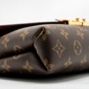 AAA Replica Louis Vuitton LV PALLAS CHAIN BAG MONOGRAM CANVAS/LEATHER RED GHW