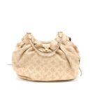 AAA Replica Louis Vuitton LV MAHINA HINA SHOULDER BAG BEIGE GHW