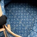 AAA Replica Louis Vuitton LV CARRYALL MM MONOGRAM DENIM BLUE GHW