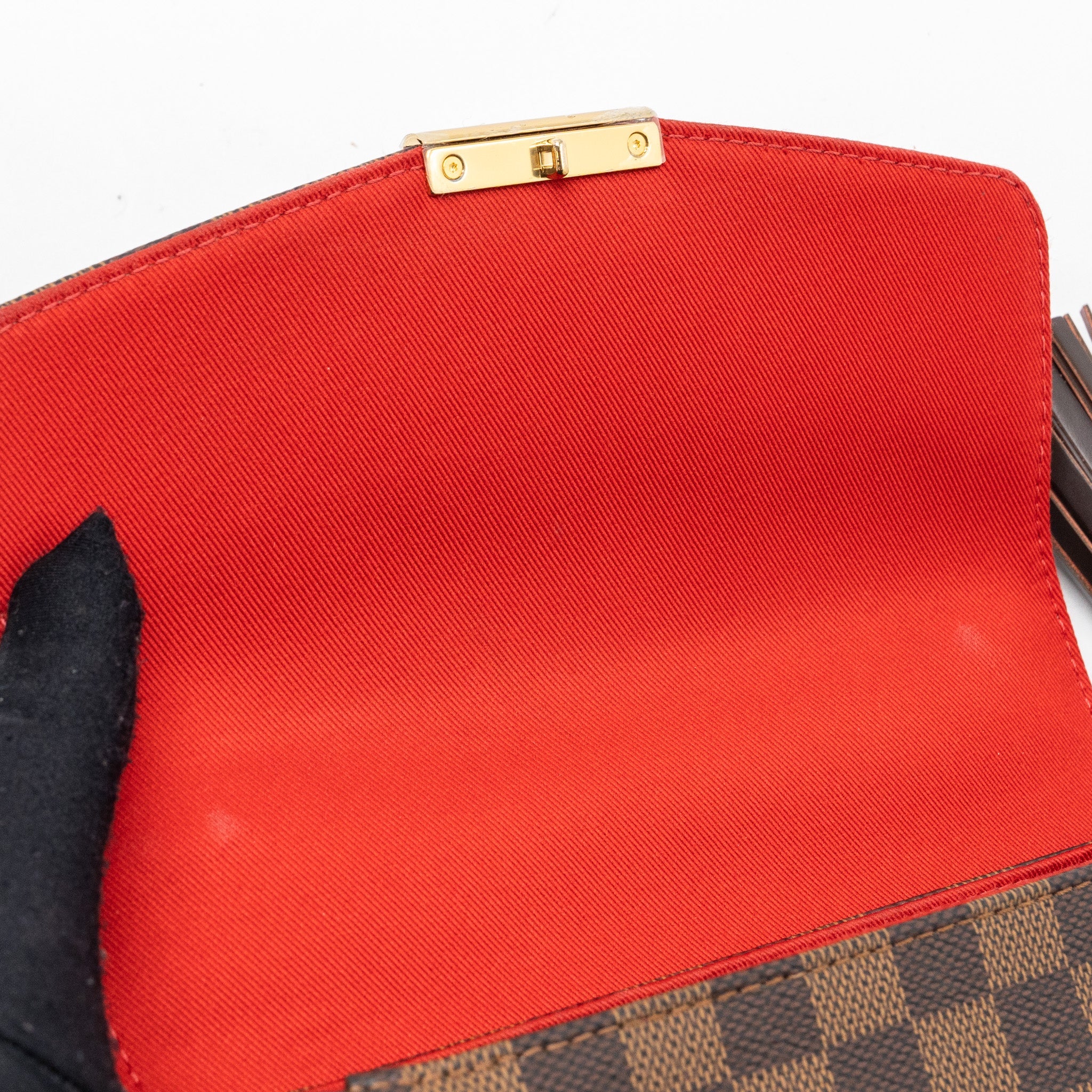 AAA Replica Louis Vuitton LV CROISETTE BAG DAMIER EBENE CANVAS GHW