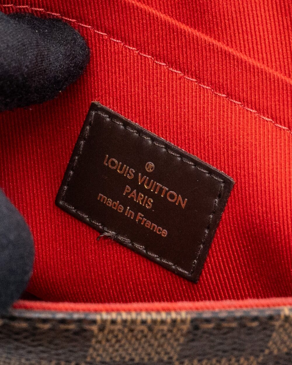 AAA Replica Louis Vuitton LV CROISETTE BAG DAMIER EBENE CANVAS GHW