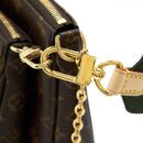 AAA Replica Louis Vuitton LV MULTI POCHETTE ACCESSORIES MONOGRAM CANVAS WITH KHAKI STRAP