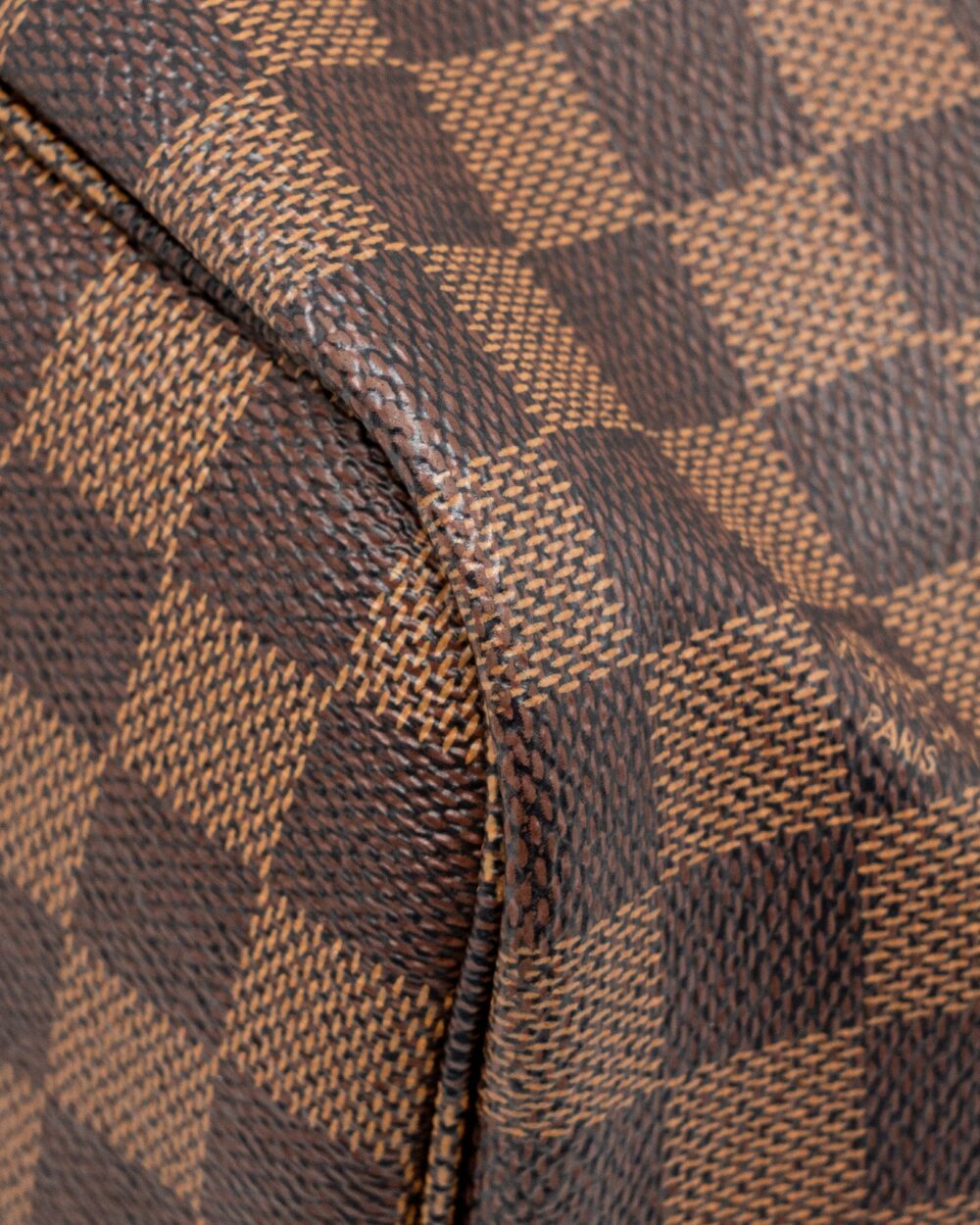 AAA Replica Louis Vuitton LV NEVERFULL MM DAMIER EBENE CANVAS GHW