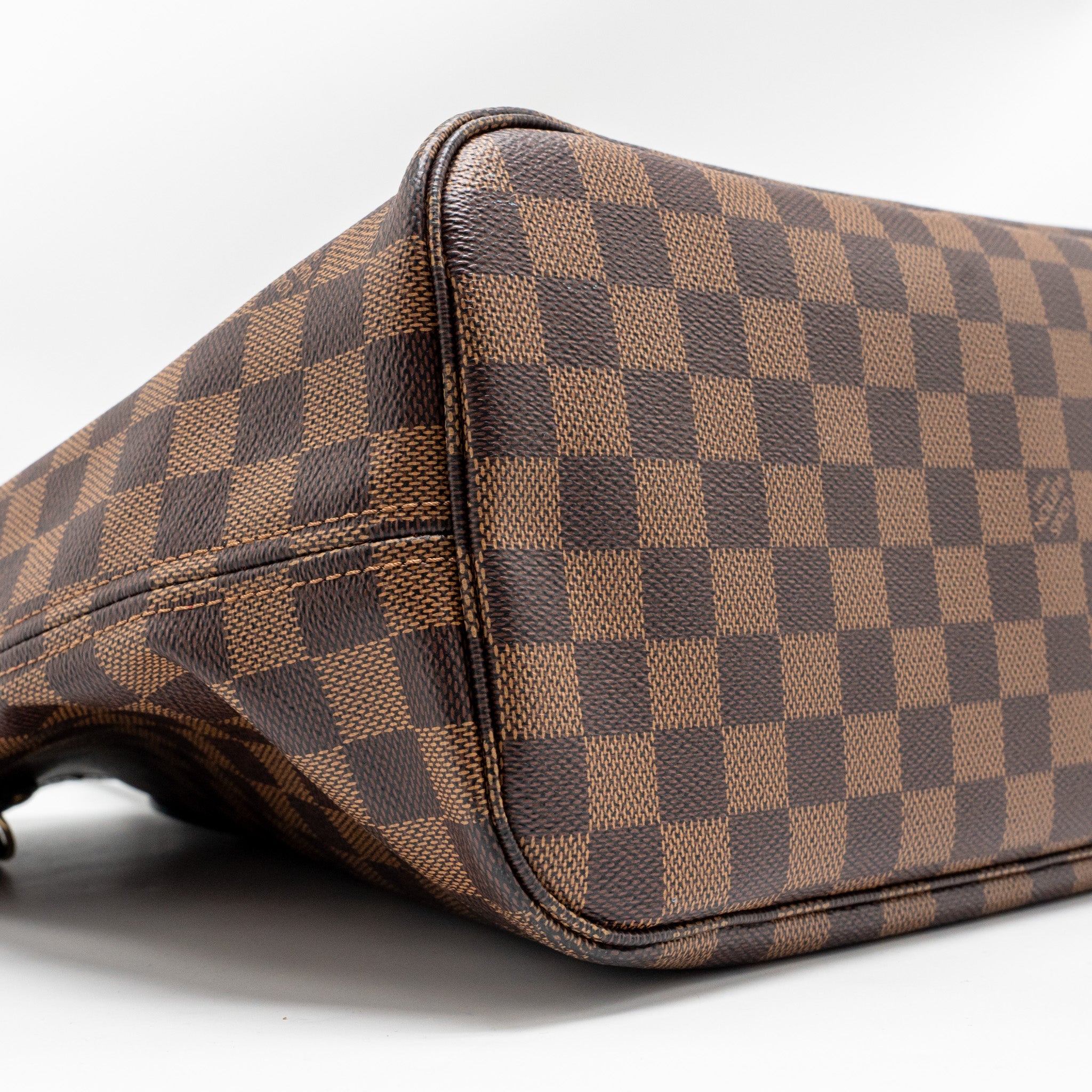 AAA Replica Louis Vuitton LV NEVERFULL MM DAMIER EBENE CANVAS GHW