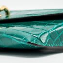 AAA Replica Louis Vuitton LV PADLOCK ON STRAP CROCODILE BRILLANT GREEN GHW