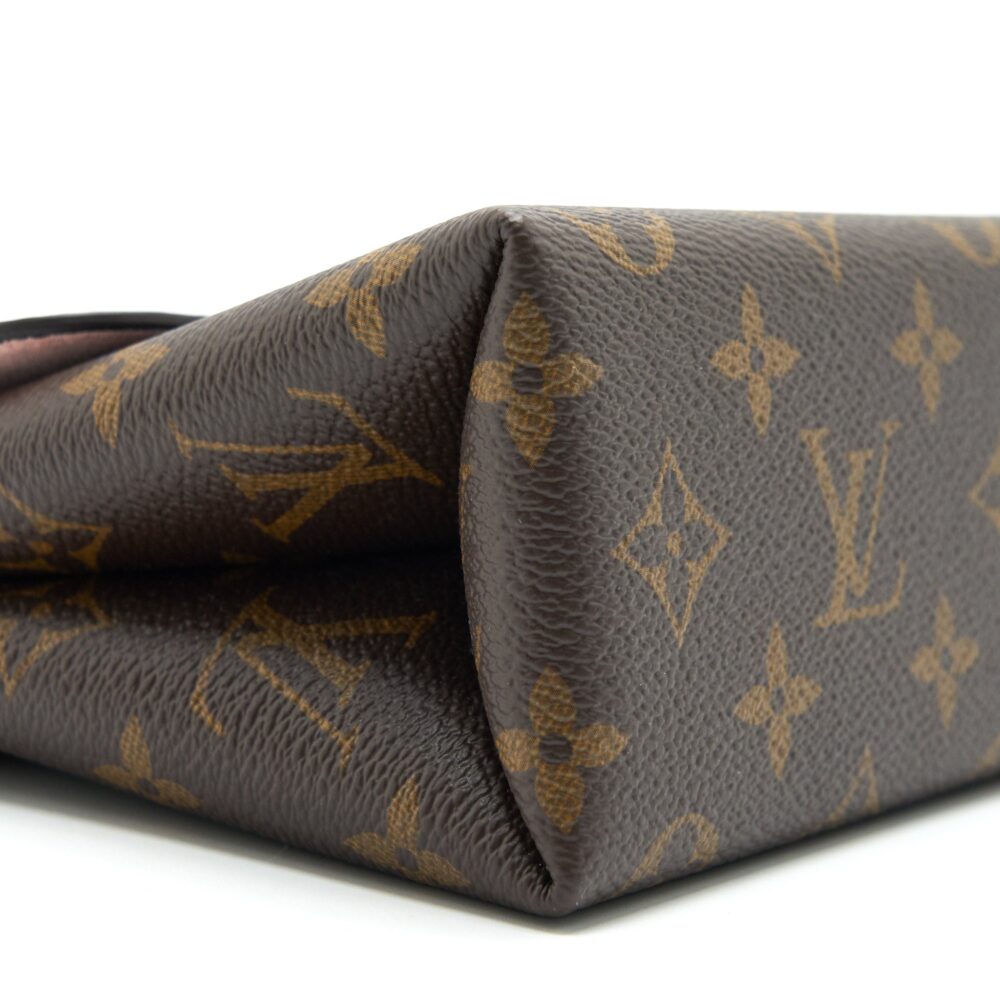 AAA Replica Louis Vuitton LV LOCKY BB MONOGRAM CANVAS / ROSE POUDRE