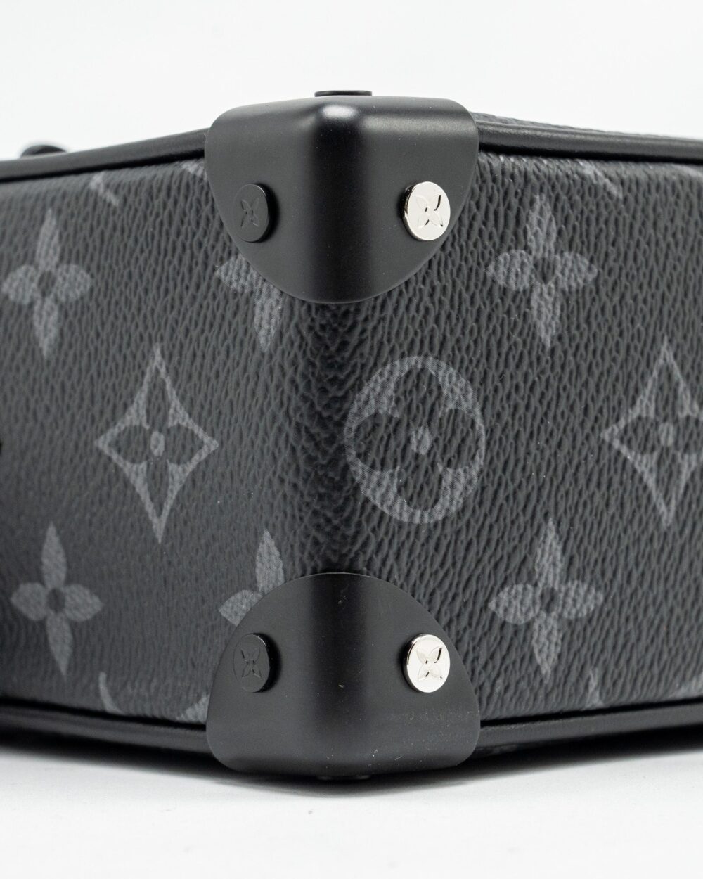 AAA Replica Louis Vuitton LV MINI SOFT TRUNK MONOGRAM ECLIPSE CANVAS BLACK HARDWARE