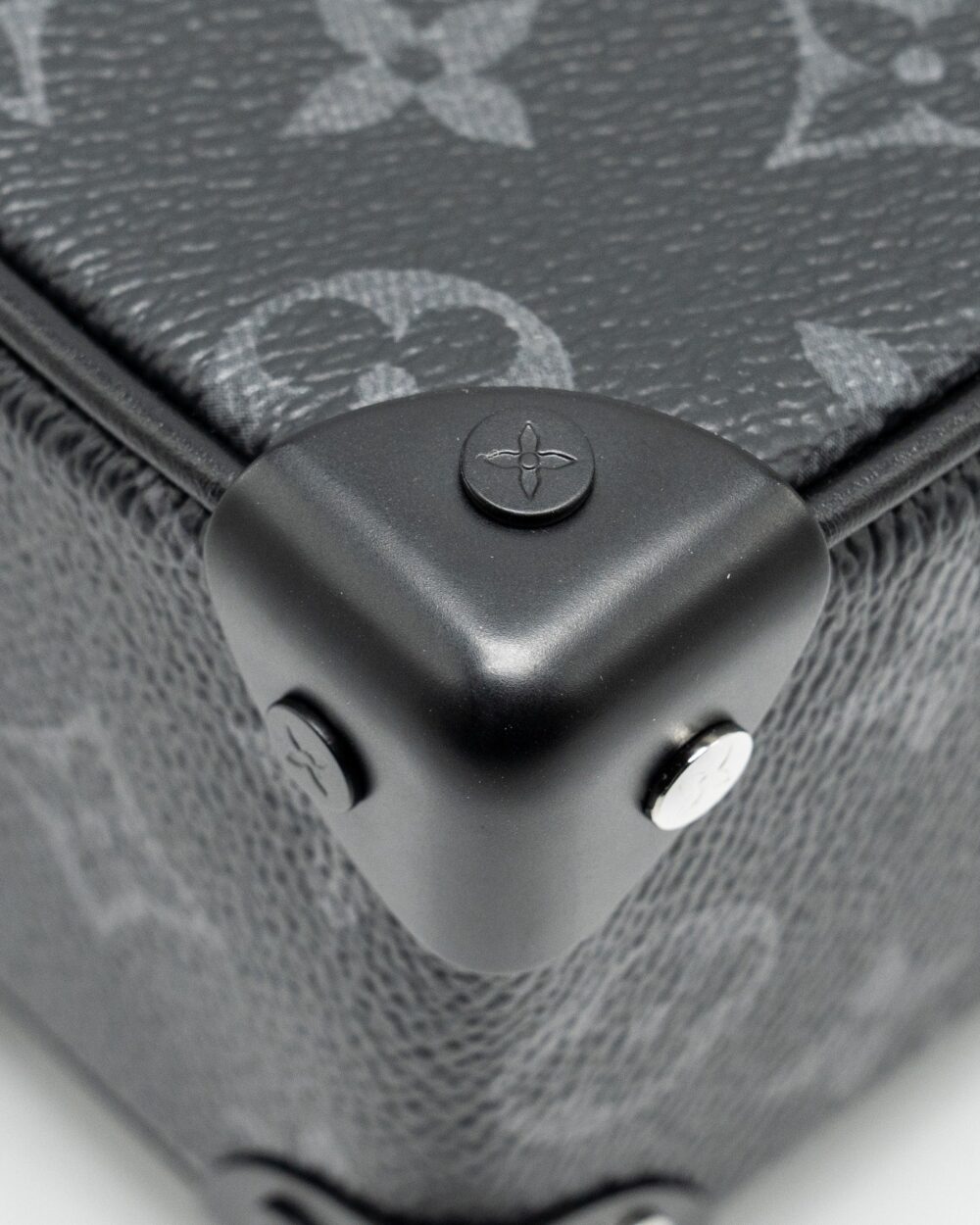 AAA Replica Louis Vuitton LV MINI SOFT TRUNK MONOGRAM ECLIPSE CANVAS BLACK HARDWARE