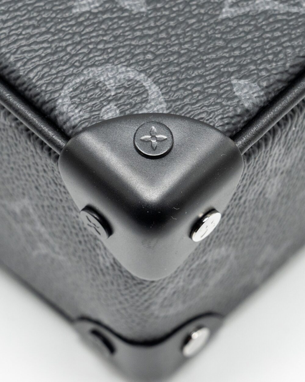 AAA Replica Louis Vuitton LV MINI SOFT TRUNK MONOGRAM ECLIPSE CANVAS BLACK HARDWARE