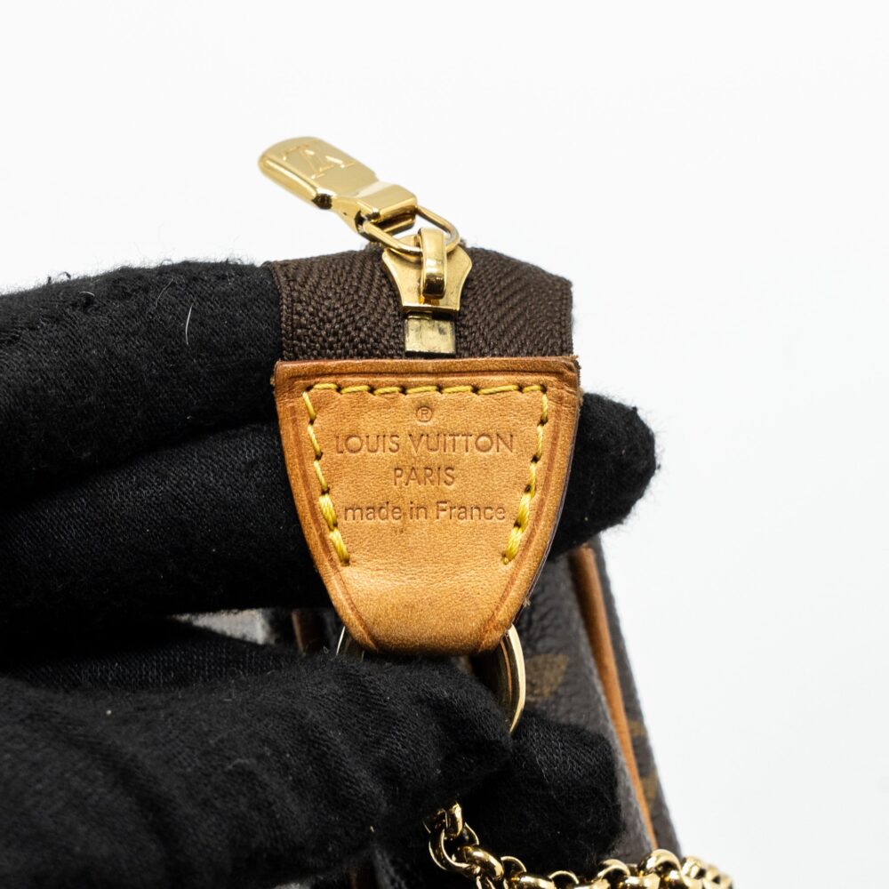AAA Replica Louis Vuitton LV EVA POCHETTE MONOGRAM CANVAS GHW