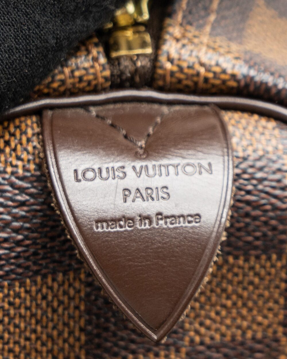 AAA Replica Louis Vuitton LV SPEEDY 30 DAMIER EBENE CANVAS GHW