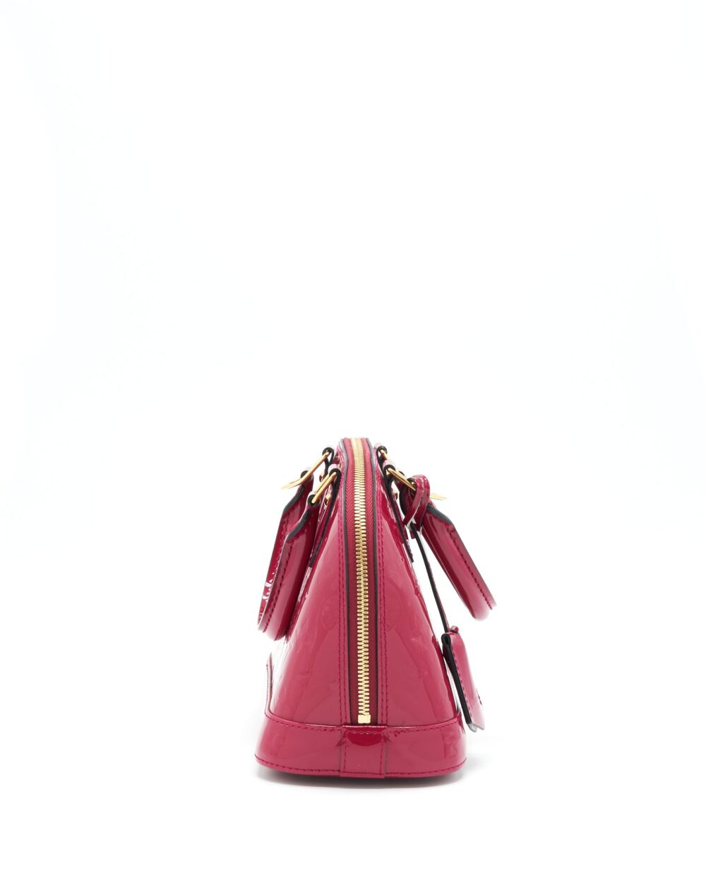 AAA Replica Louis Vuitton LV ALMA BB PATENT LEATHER INDIAN ROSE